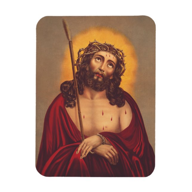 Jesus wird mit einer Dornenkrone gekrönt Magnet (Vertikal)