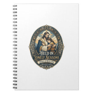 Jesus Witwe Witwer Ermutigung Vintage-Shirt Ch Notizblock