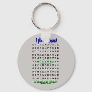 Jesus Word Search Puzzle Schlüsselanhänger