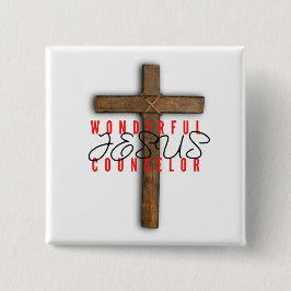 Jesus Wunderbarer Counselor Button