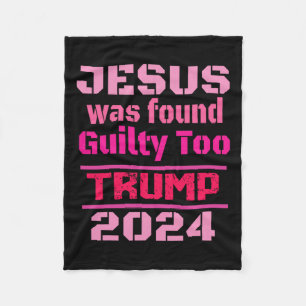 Jesus wurde für schuldig befunden, um Amerika zurü Fleecedecke