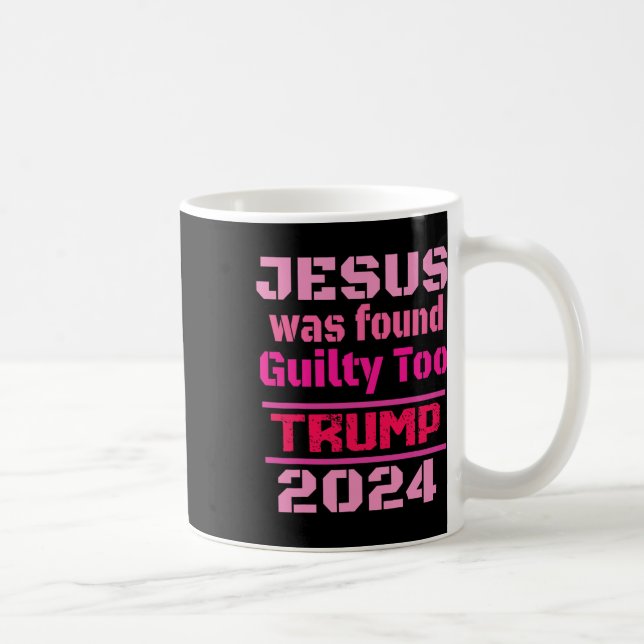 Jesus wurde für schuldig befunden, um Amerika zurü Kaffeetasse (Rechts)