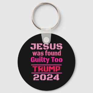Jesus wurde für schuldig befunden, um Amerika zurü Schlüsselanhänger