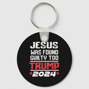 Jesus wurde für schuldig befunden, um Amerika zurü Schlüsselanhänger