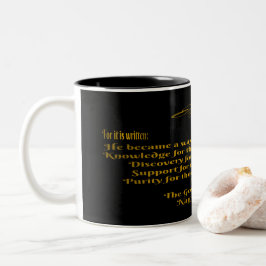 Jesus wurde zweifarbige tasse