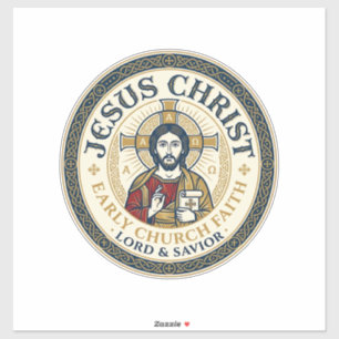 Jesus Wüstenväter Altes Christliches T-Shirt Ins Aufkleber