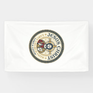 Jesus Wüstenväter Altes Christliches T-Shirt Ins Banner