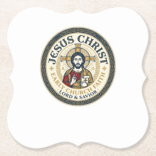 Jesus Wüstenväter Altes Christliches T-Shirt Ins Untersetzer