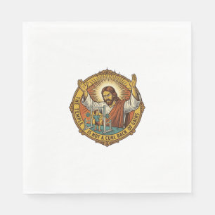 Jesus Wütende Bizepscurls Squat Rack Gym Ärger H Serviette