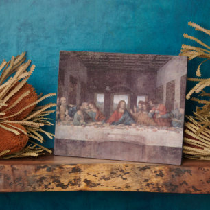 Jesus "Yeshua" Das letzte Abendmahl, Leonardo da V Fotoplatte