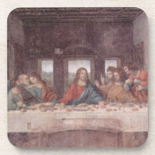 Jesus "Yeshua" Das letzte Abendmahl, Leonardo da V Getränkeuntersetzer