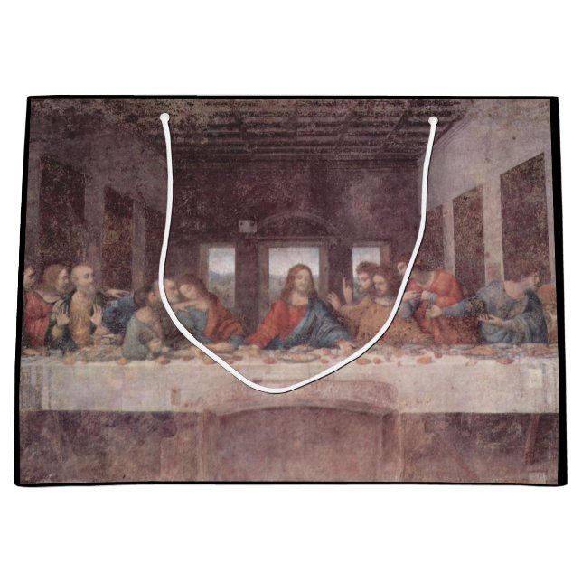 Jesus "Yeshua" Das letzte Abendmahl, Leonardo da V Große Geschenktüte (Vorderseite)