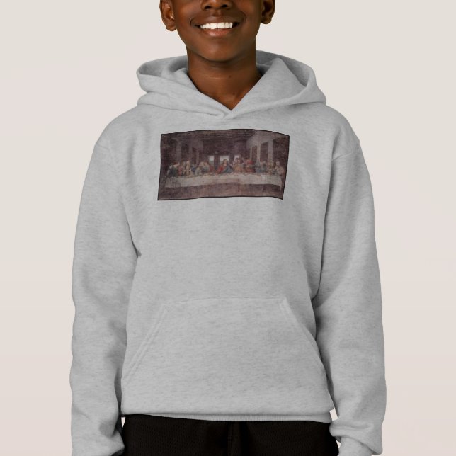 Jesus "Yeshua" Das letzte Abendmahl, Leonardo da V Hoodie (Vorderseite)