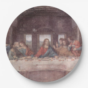 Jesus "Yeshua" Das letzte Abendmahl, Leonardo da V Pappteller