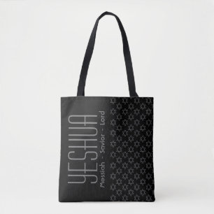 Jesus YESHUA Messiah Savior Lord Custom BLACK Tasche