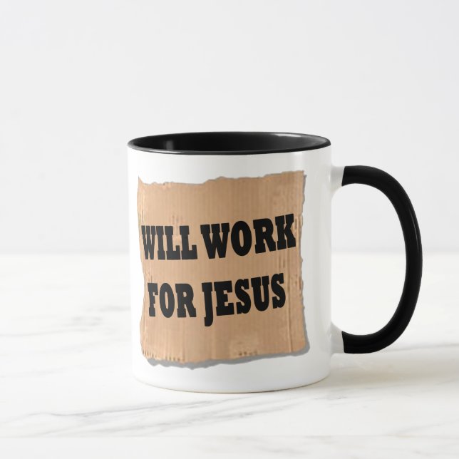 Jesus-Zeichen (Tasse) Tasse (Rechts)