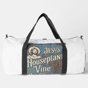 Jesus Zimmerpflanze Rebe In Christus Jesus Zimmerp Duffle Bag
