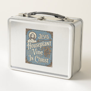 Jesus Zimmerpflanze Rebe In Christus Jesus Zimmerp Metall Brotdose