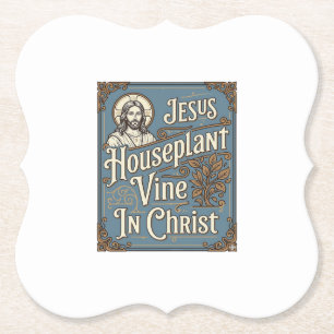 Jesus Zimmerpflanze Rebe In Christus Jesus Zimmerp Untersetzer