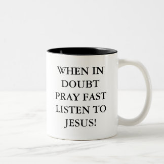 JESUS ZWEIFARBIGE TASSE