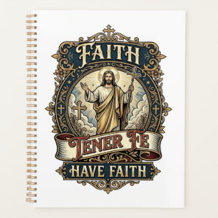 Jesus zweisprachige multikulturelle Familien-Shirt Planer
