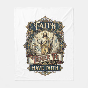 Jesus Zweisprachige Multikulturelle Familien T-Shi Fleecedecke