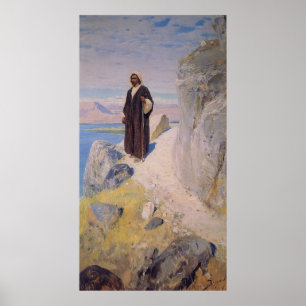 Jesusbild, das nach Galiläa zurückkehrt Poster