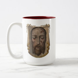 Jesusfeind - Veronicas Schleier-Tasse Zweifarbige Tasse