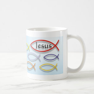 Jesusfisch Kaffeetasse