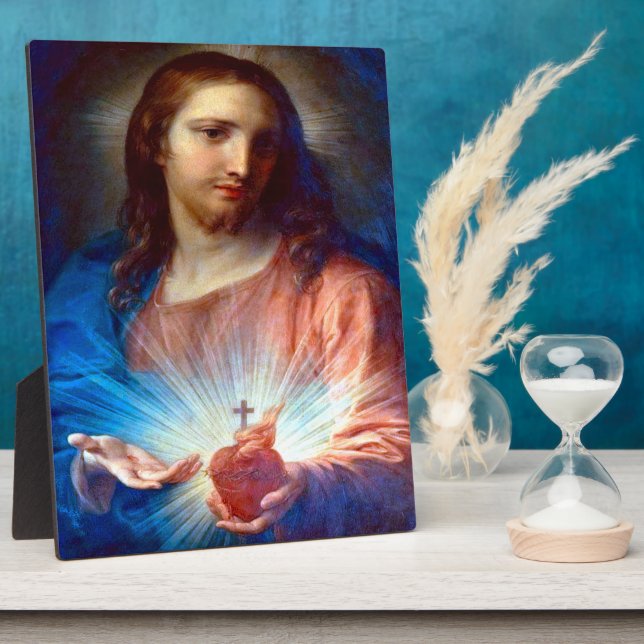 Jesusherz Fotoplatte (Seite)