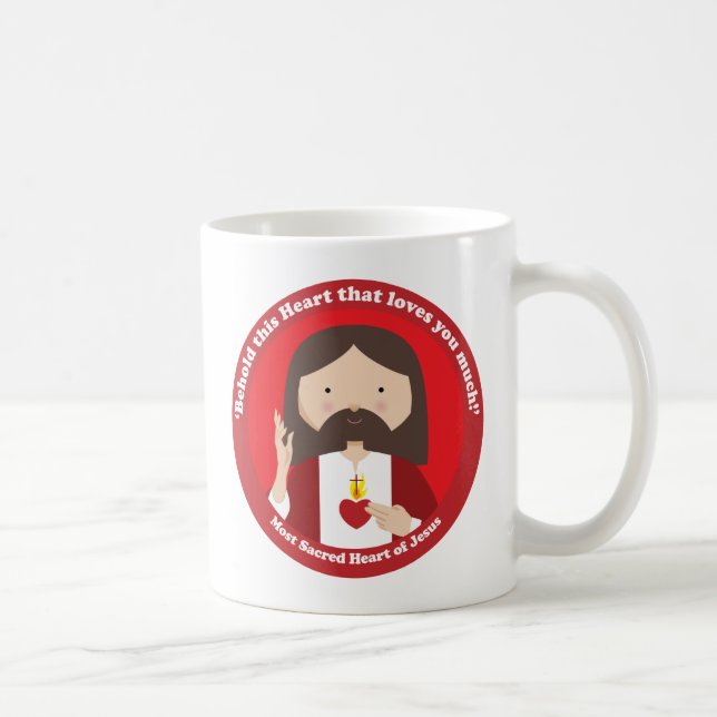 Jesusherz Kaffeetasse (Rechts)