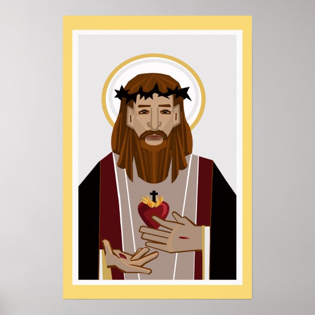 Jesusherz Poster (Vorne)
