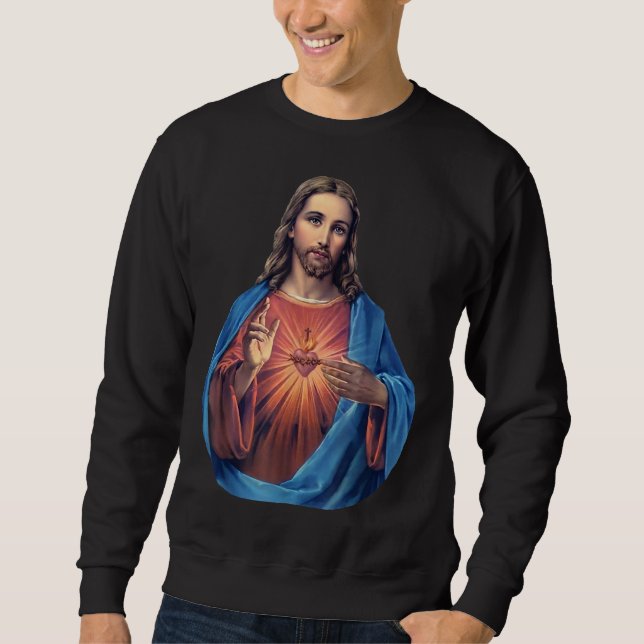 Jesusherz Sweatshirt (Vorderseite)