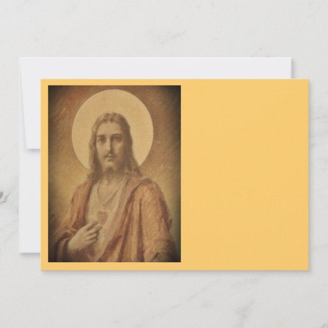 Jesusherz Zeichnend (Vorderseite)