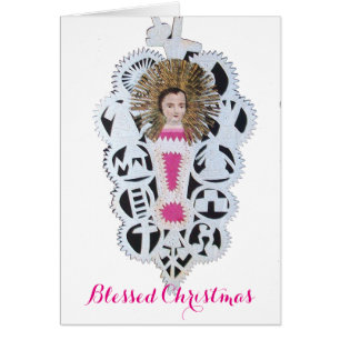 Jesuskind, antikes Weihnachtsbuch Carving