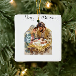 Jesuskind-Schmuck Keramikornament