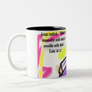Jesusliebe Zweifarbige Tasse
