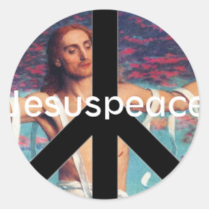 JESUSPEACE RUNDER AUFKLEBER