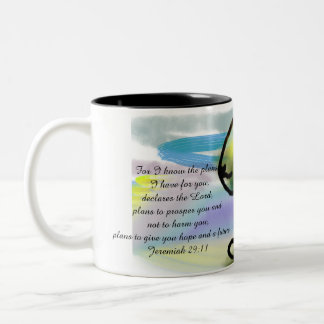 Jesusplan Zweifarbige Tasse