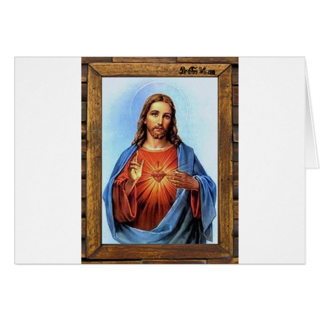 JESUSS HEILIGE KUNDENGERECHTER FOTOREZEPTOR DES (Vorderseite (Horizontal))