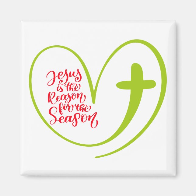 jesusWeihnachten Magnet (Vorne)