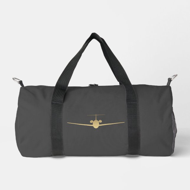 Jet Airplane Aviation Duffle Bag (Vorderseite)