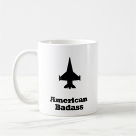 Jet American Badass kämpfen Kaffeetasse