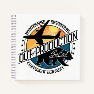 Jet & Bear-Notebook Notizbuch