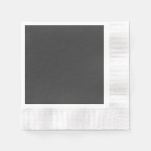 Jet Black Coinntail Papier Napkin Serviette