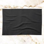Jet Black Solid Color Geschirrtuch<br><div class="desc">Jet Black Solid Color</div>