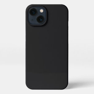 Jet Black Solid Color iPhone Hülle