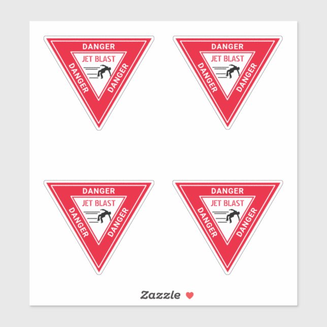 Jet Blast Aufkleber (Blatt)