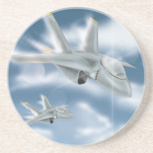 Jet Fighter Aircraft Getränkeuntersetzer