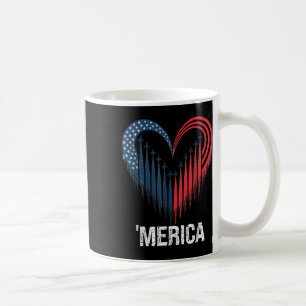 Jet Fighter Jet Airplane American Flag Herz 4. Ju Kaffeetasse